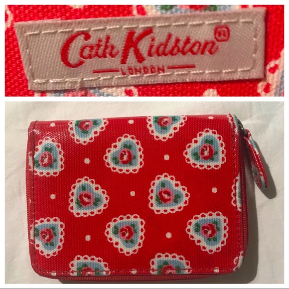 Cath Kidston Handbags - LIKE NEW Cath Kidston Sweetheart Rose Mini Continental Zip Wallet ID Change Bag